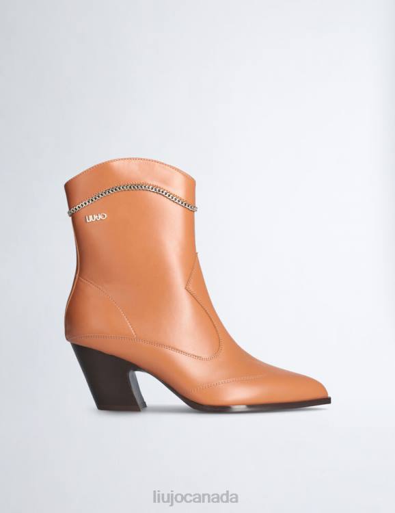 Shoes Liu Jo Cowboy-Style Ankle Boots With Jewel Chain Women F6061909