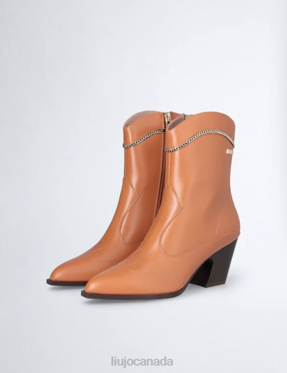 Shoes Liu Jo Cowboy-Style Ankle Boots With Jewel Chain Women F6061909