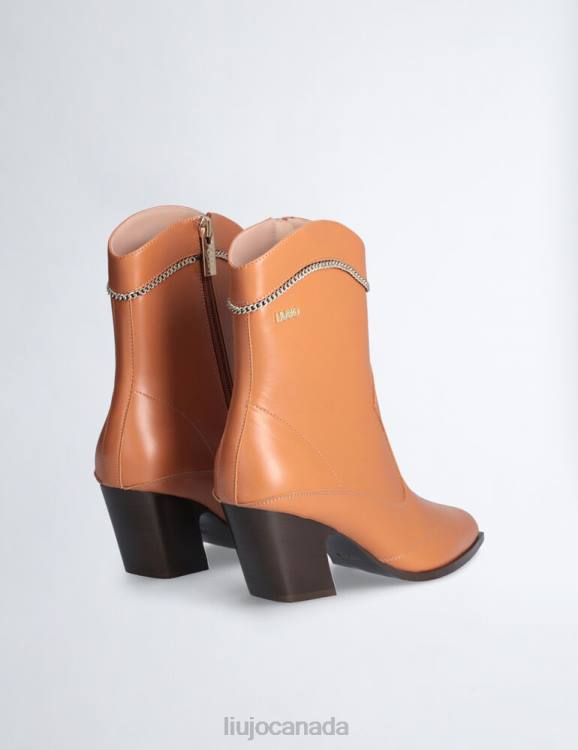 Shoes Liu Jo Cowboy-Style Ankle Boots With Jewel Chain Women F6061909