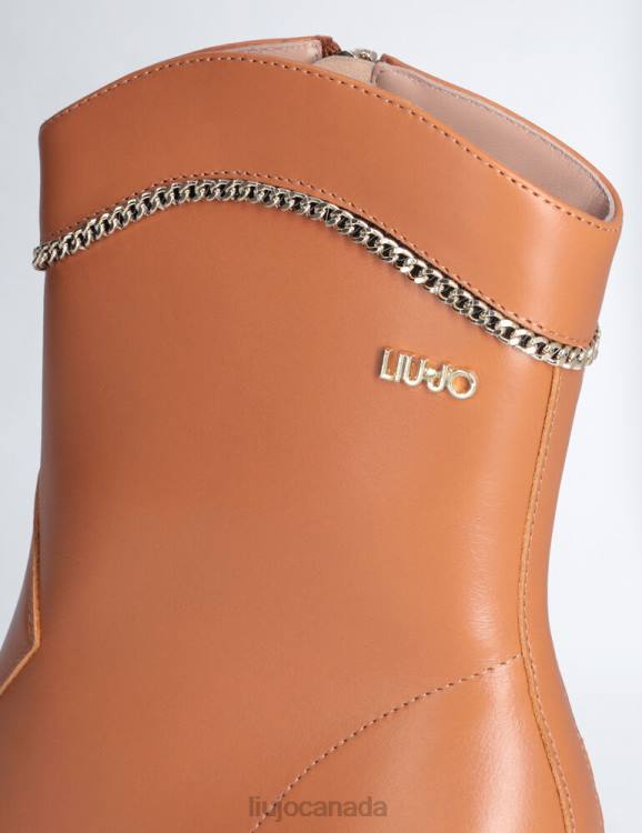 Shoes Liu Jo Cowboy-Style Ankle Boots With Jewel Chain Women F6061909