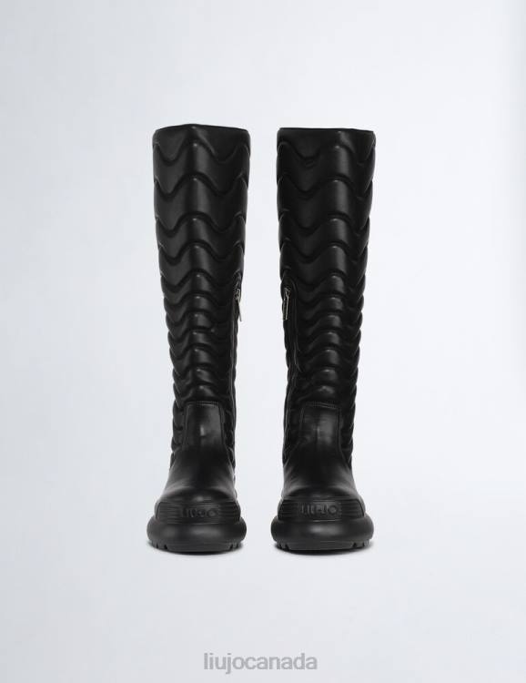 Shoes Liu Jo High Boots With Bold-Effect Embroidery Women F6061739