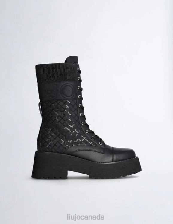 Shoes Liu Jo High Combat Boots With Sequins Women F6061931