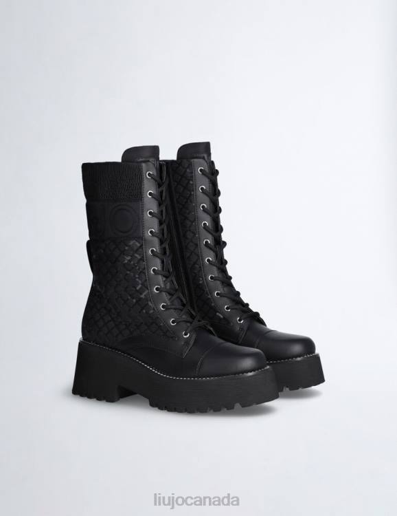 Shoes Liu Jo High Combat Boots With Sequins Women F6061931
