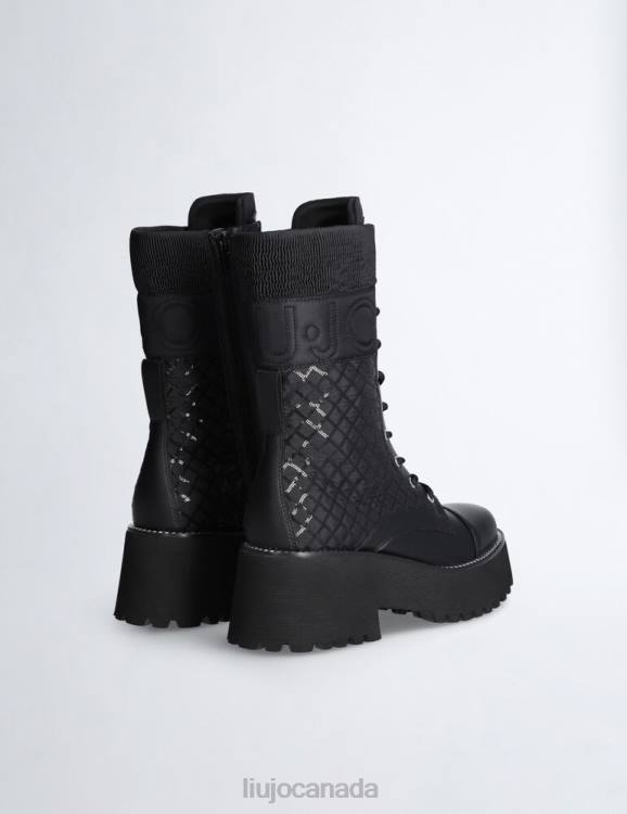 Shoes Liu Jo High Combat Boots With Sequins Women F6061931