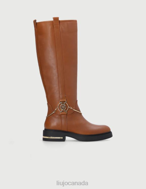 Shoes Liu Jo Knee-High Leather Boots Women F6062798
