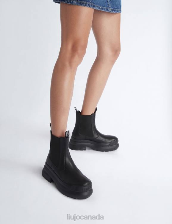 Shoes Liu Jo Leather Beatles Ankle Boots Women F6061730