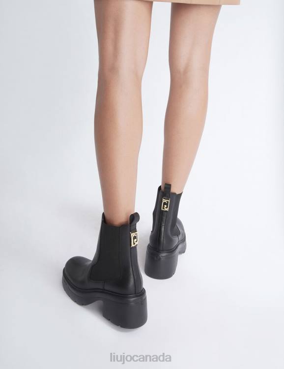 Shoes Liu Jo Leather Beatles Ankle Boots Women F6061838