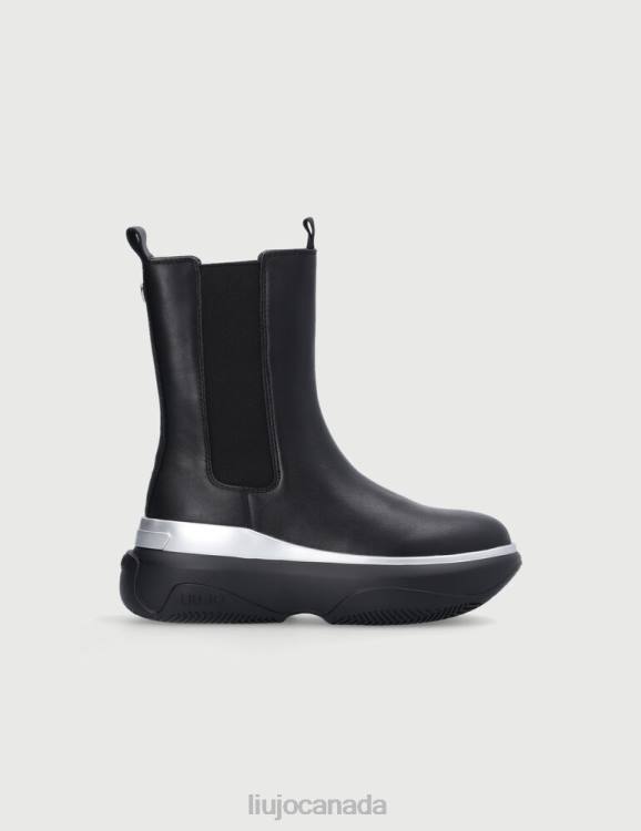 Shoes Liu Jo Leather Chelsea Boots Women F6062573