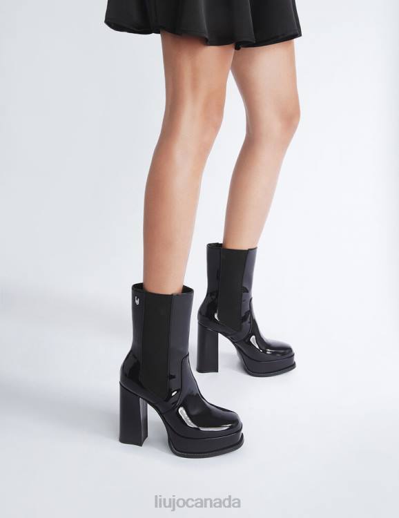Shoes Liu Jo Patent Ankle Boots With Platform Women F6061997