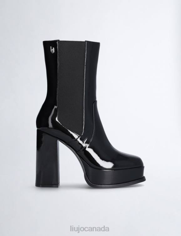 Shoes Liu Jo Patent Ankle Boots With Platform Women F6061997