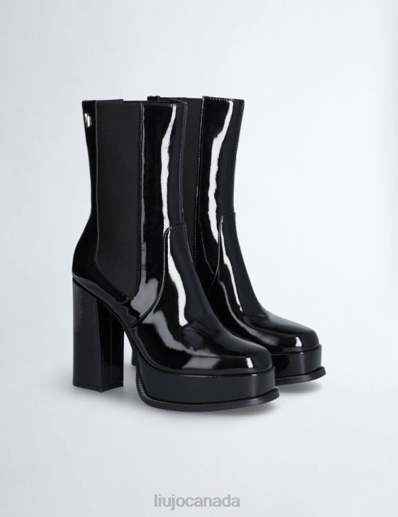 Shoes Liu Jo Patent Ankle Boots With Platform Women F6061997