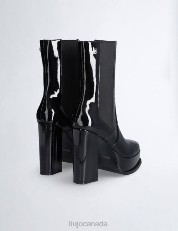 Shoes Liu Jo Patent Ankle Boots With Platform Women F6061997