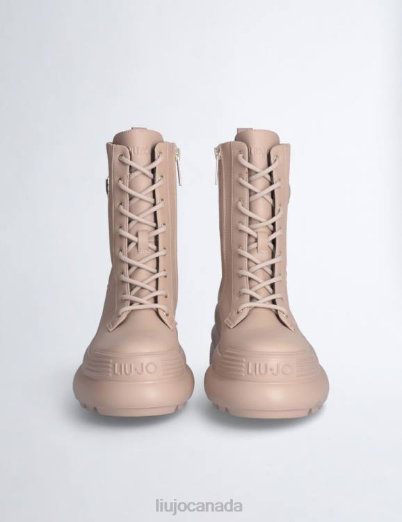 Shoes Liu Jo Platform Combat Boots With Pleats Women F6061750