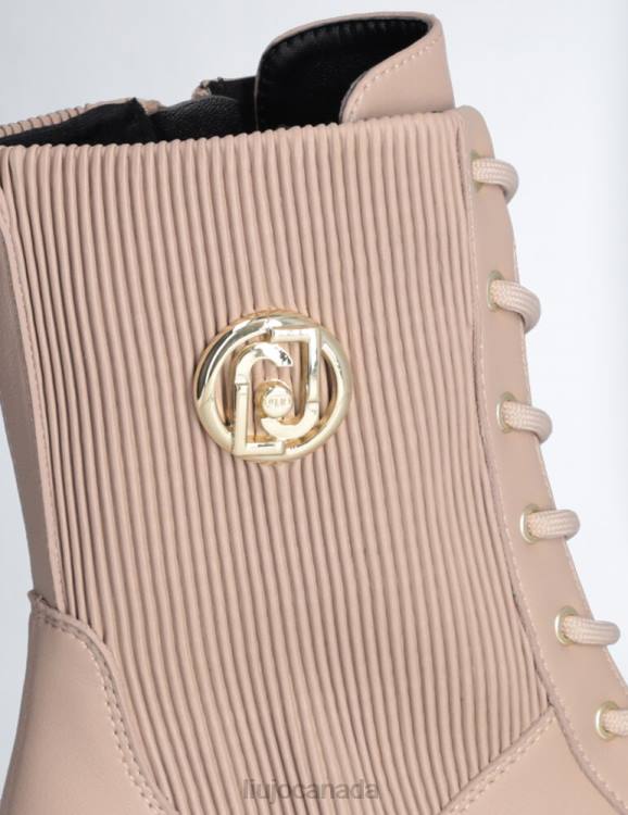 Shoes Liu Jo Platform Combat Boots With Pleats Women F6061750