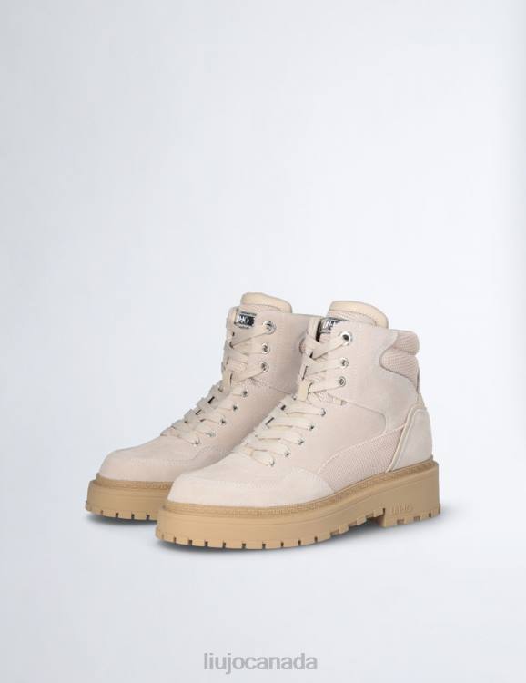 Shoes Liu Jo Suede And Mesh Ankle Boots Women F6061935