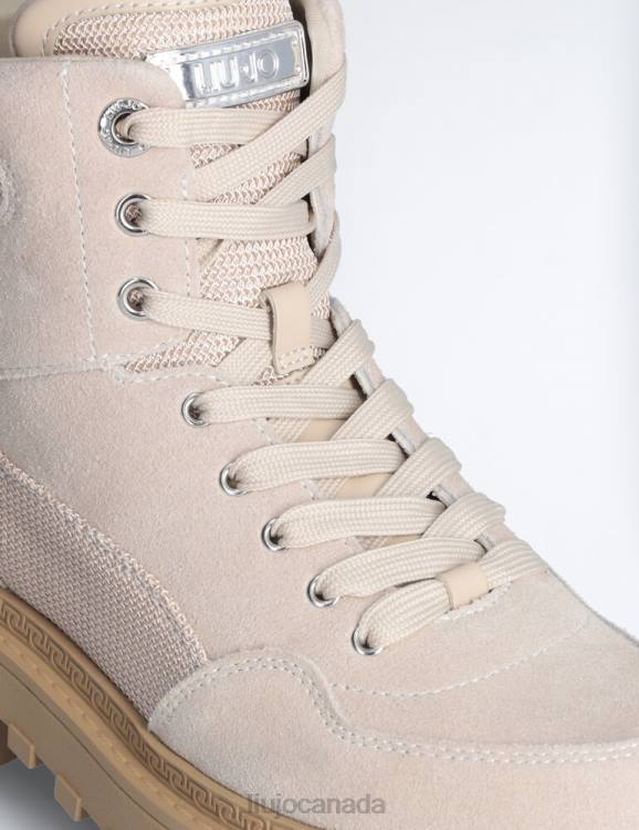 Shoes Liu Jo Suede And Mesh Ankle Boots Women F6061935