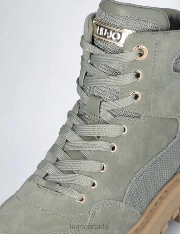Shoes Liu Jo Suede And Mesh Ankle Boots Women F6061976