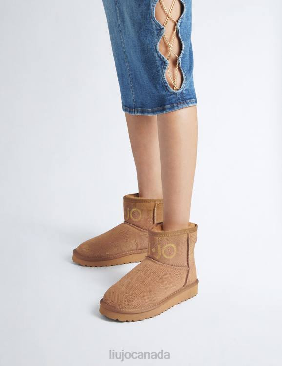 Shoes Liu Jo Warm Ankle Boots With Maxi Logo Women F6061824