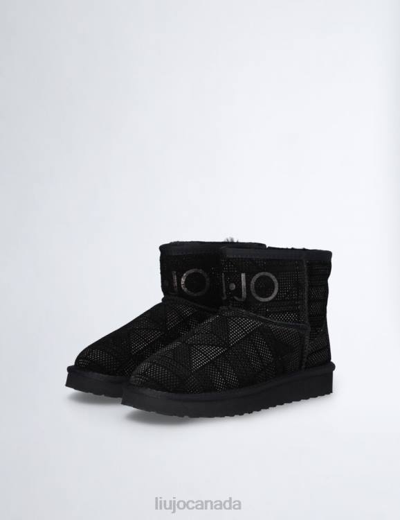 Shoes Liu Jo Warm Ankle Boots With Maxi Logo Women F6061826