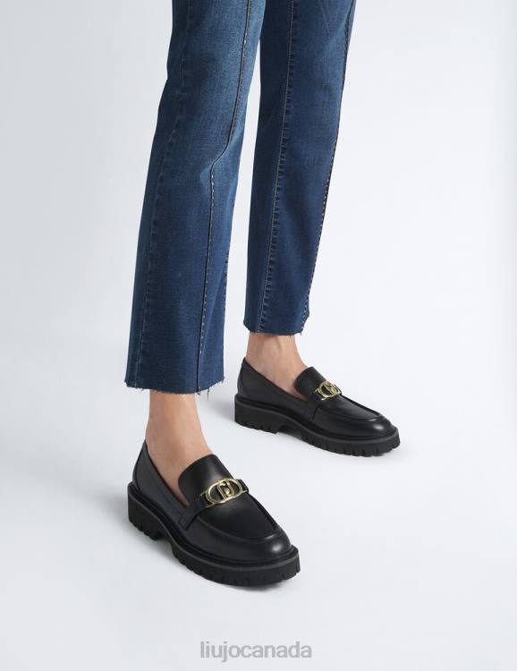 Shoes Liu Jo Leather Moccasins Women F6061965