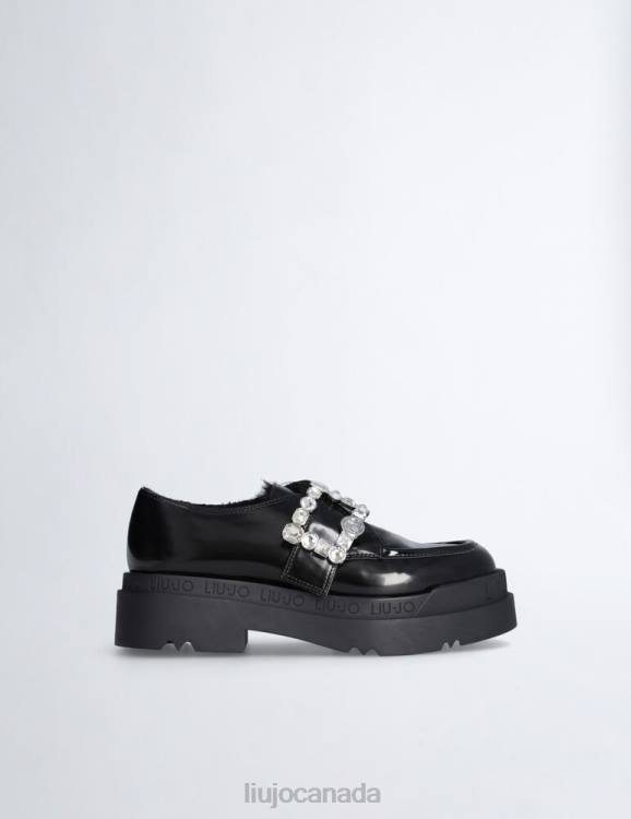 Shoes Liu Jo Platform Loafers With Jewel Buckle Women F6061723