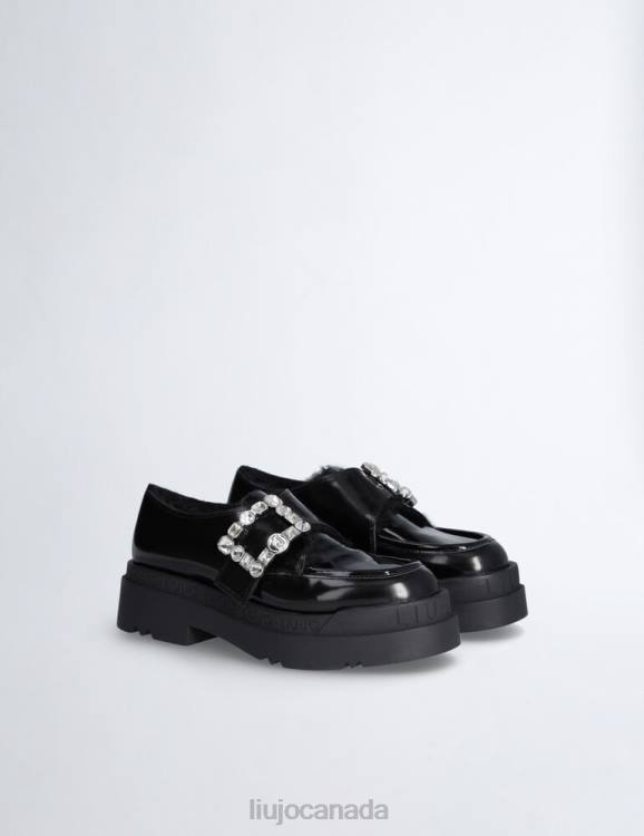 Shoes Liu Jo Platform Loafers With Jewel Buckle Women F6061723