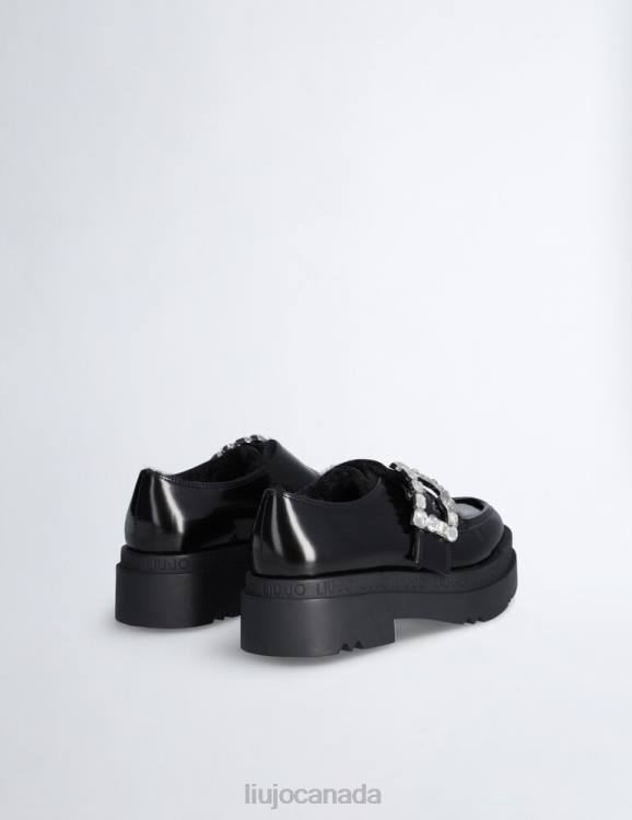 Shoes Liu Jo Platform Loafers With Jewel Buckle Women F6061723