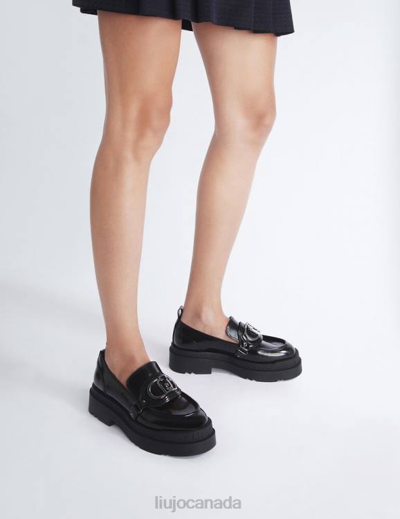 Shoes Liu Jo Platform Moccasins With Logo Women F6061708