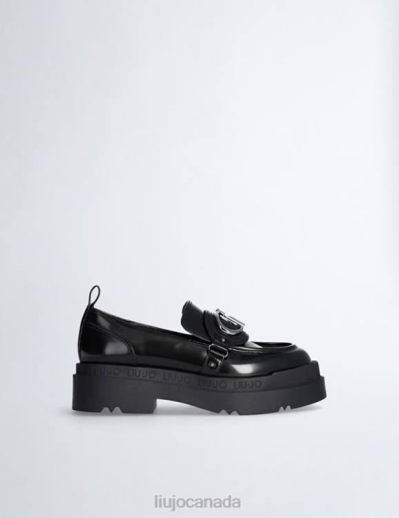 Shoes Liu Jo Platform Moccasins With Logo Women F6061708