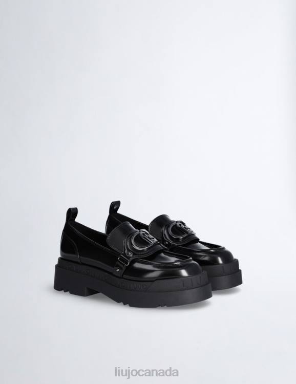 Shoes Liu Jo Platform Moccasins With Logo Women F6061708