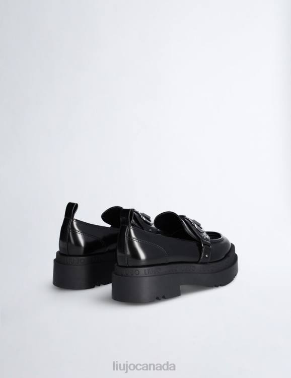 Shoes Liu Jo Platform Moccasins With Logo Women F6061708