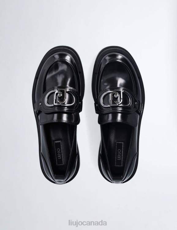 Shoes Liu Jo Platform Moccasins With Logo Women F6061708