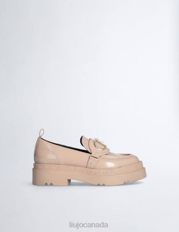 Shoes Liu Jo Platform Moccasins With Logo Women F6061709