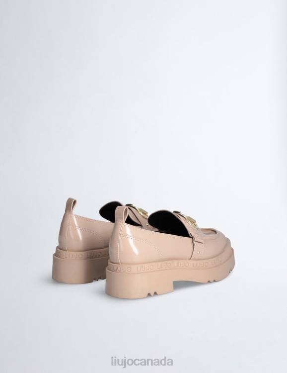 Shoes Liu Jo Platform Moccasins With Logo Women F6061709