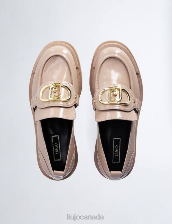 Shoes Liu Jo Platform Moccasins With Logo Women F6061709