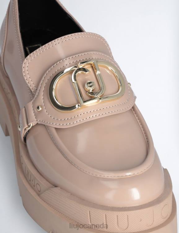 Shoes Liu Jo Platform Moccasins With Logo Women F6061709