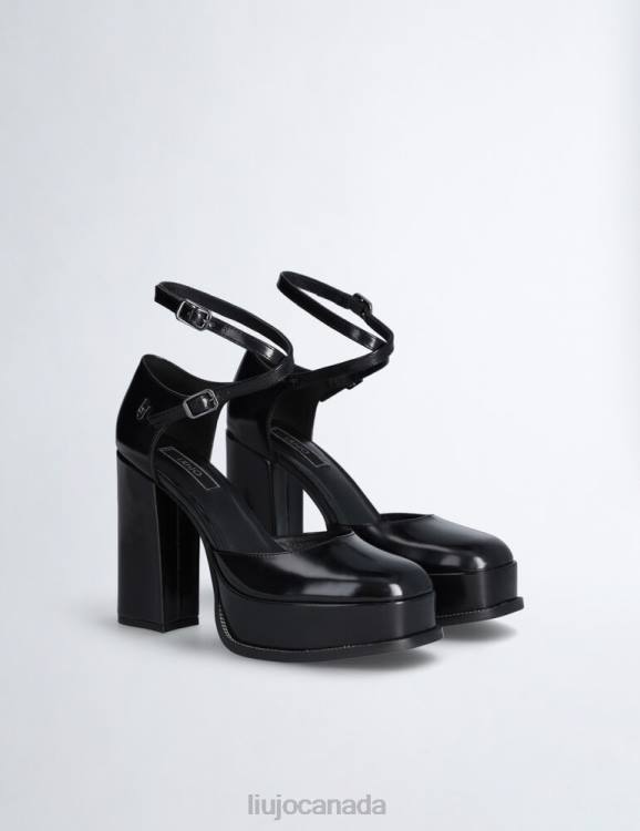 Shoes Liu Jo Black Court Shoes With Platform Women F6061998