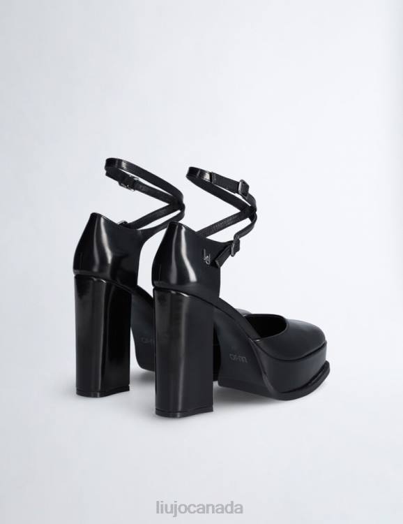 Shoes Liu Jo Black Court Shoes With Platform Women F6061998