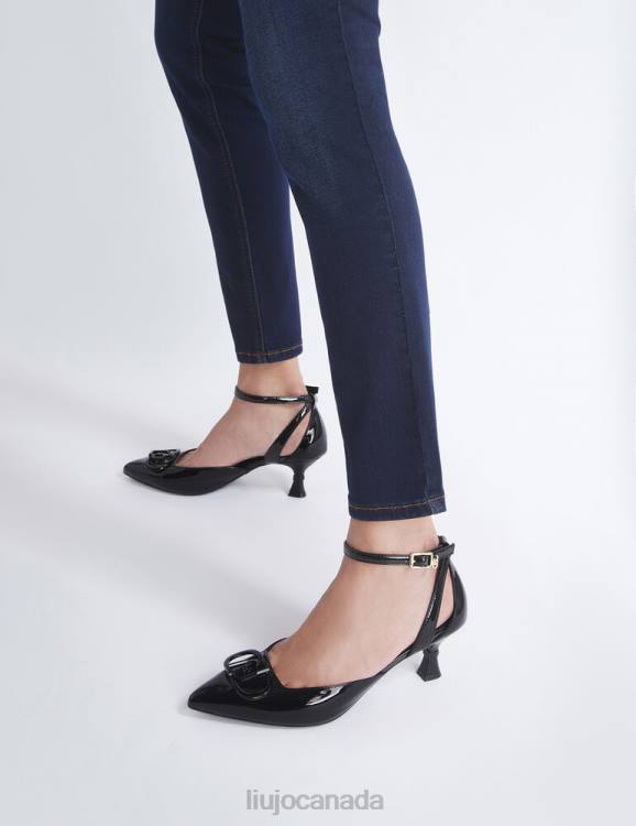 Shoes Liu Jo Black Patent Leather Court Shoes Women F6061995