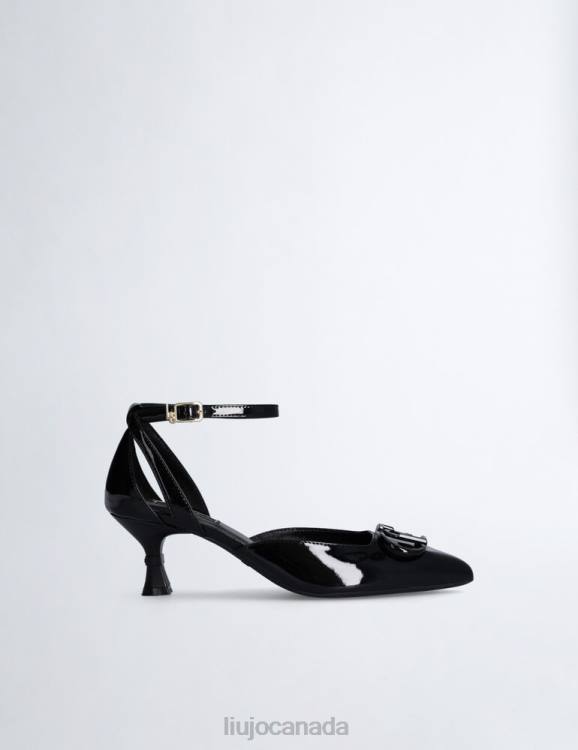 Shoes Liu Jo Black Patent Leather Court Shoes Women F6061995