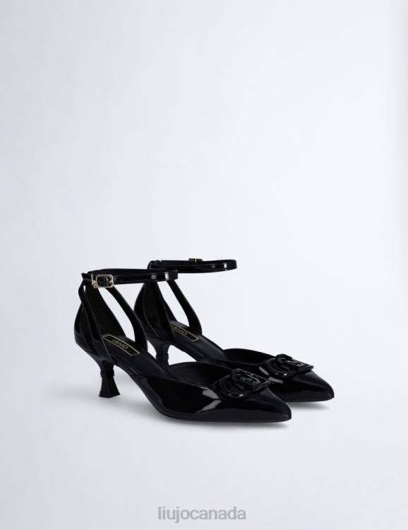 Shoes Liu Jo Black Patent Leather Court Shoes Women F6061995