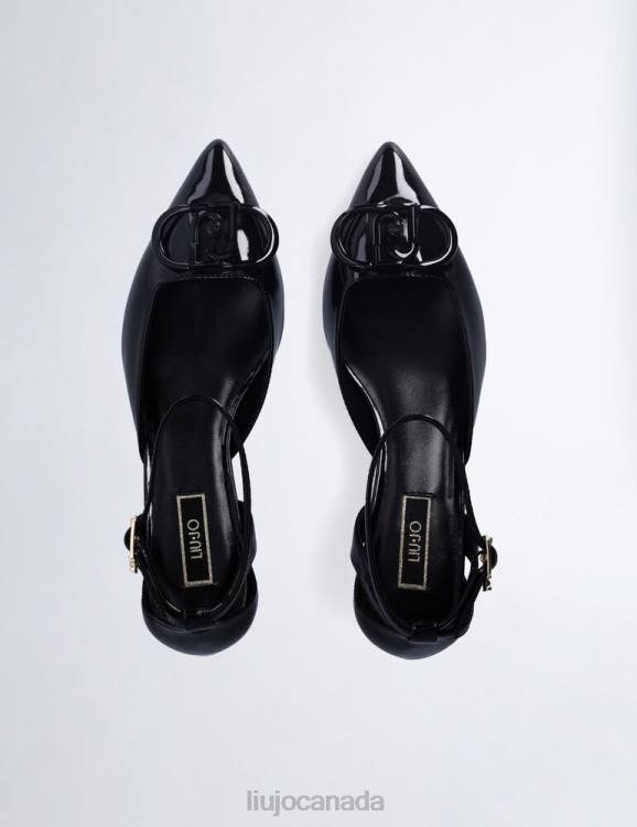 Shoes Liu Jo Black Patent Leather Court Shoes Women F6061995
