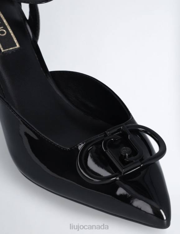 Shoes Liu Jo Black Patent Leather Court Shoes Women F6061995