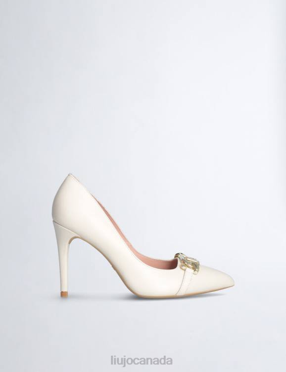 Shoes Liu Jo Leather Court Shoes With Chain Women F6061713