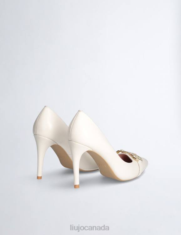 Shoes Liu Jo Leather Court Shoes With Chain Women F6061713