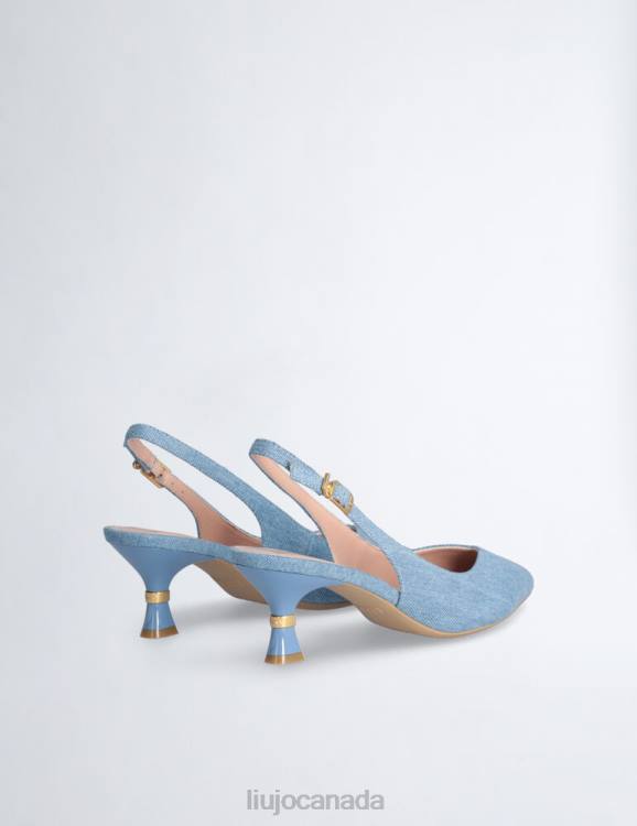 Shoes Liu Jo Low Heel Slingback In Denim Women F6061099