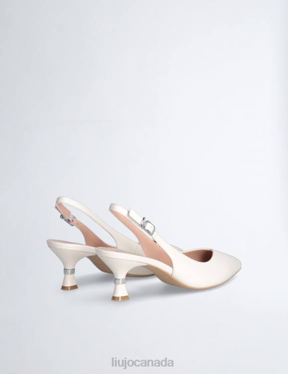 Shoes Liu Jo Low Heel Slingback In Leather Women F6061037
