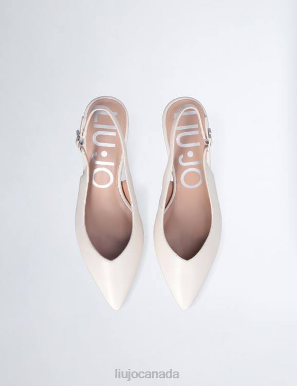 Shoes Liu Jo Low Heel Slingback In Leather Women F6061037