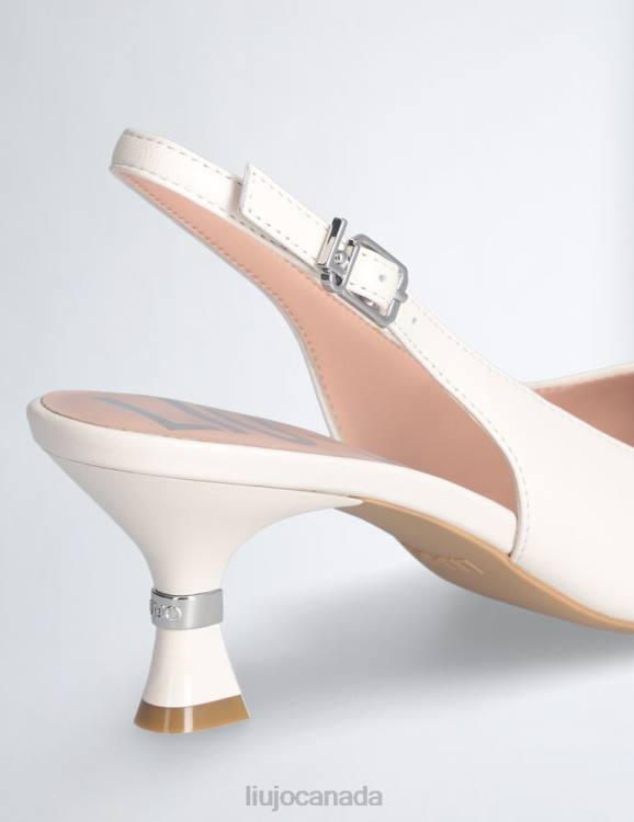 Shoes Liu Jo Low Heel Slingback In Leather Women F6061037