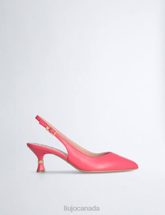 Shoes Liu Jo Low Heel Slingback In Leather Women F6061063